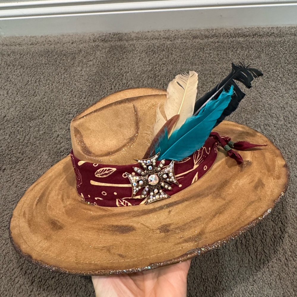Cowgirl hat, new with tag.